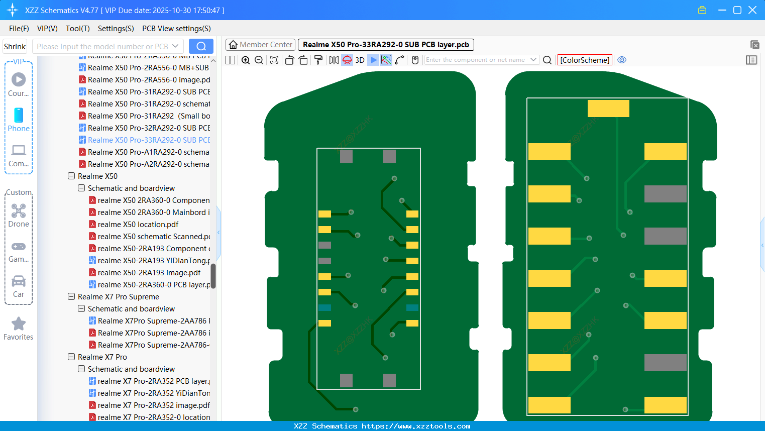 Realme X50 Pro-33RA292-0 SUB PCB Layer